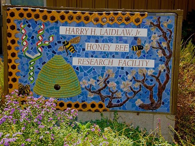 Sign at the Harry H. Laidlaw Jr. Honey Bee Research Facility