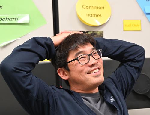 Professor Louie Yang smiling