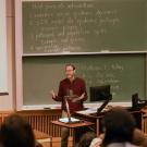 UC Davis Distinguished Professor Jay Rosenheim teaching a class.