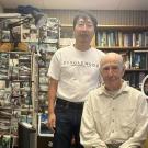 UC Davis distinguished professor Bruce Hammock (seated) with Jun-Yan Liu, professor at Chongqing Medical University, China, and a former research scientist (7.5 years) in the Hammock lab.